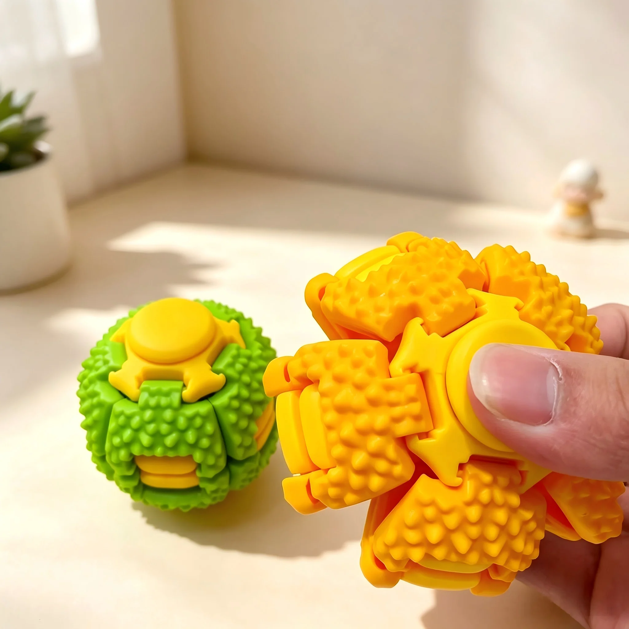 Fidget Spinner Bearing - Durian Shape Fidget Spinner Ball 3D