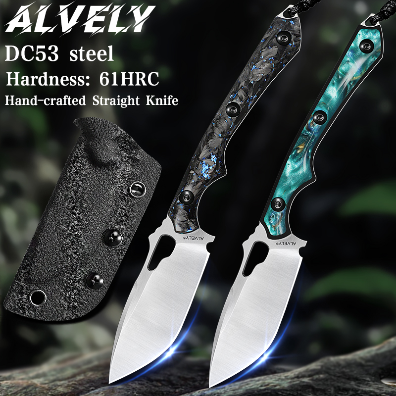 Edc Fixed Blade Deep Carry - full-tang fixed-blade knife made from DC53