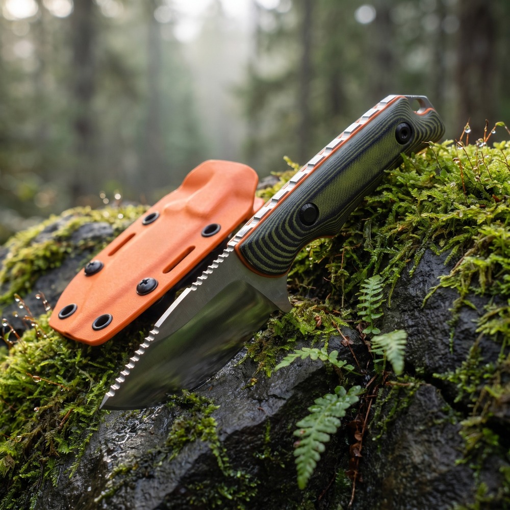 Edc Fixed Blade Deep Carry - 15017 Camping Hunting Fixed Blade Knife