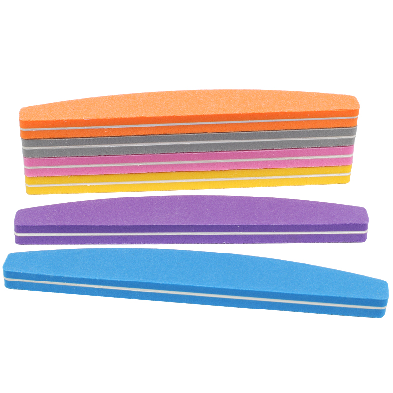 10/50Pcs Boat Sponge Nail File - Nail File Titanium 评论和价格