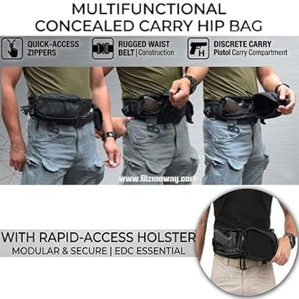 Tactical Pistol Bag Gun Bag Co - Edc Carry Holster 评论和价格