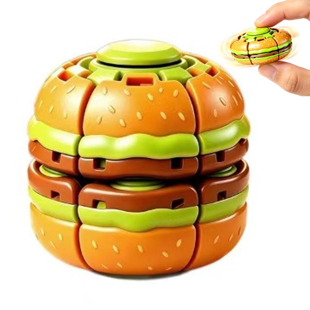 Burger Fidget Spinner Toy 3D H - Fidget Spinner Bearing 评论和价格