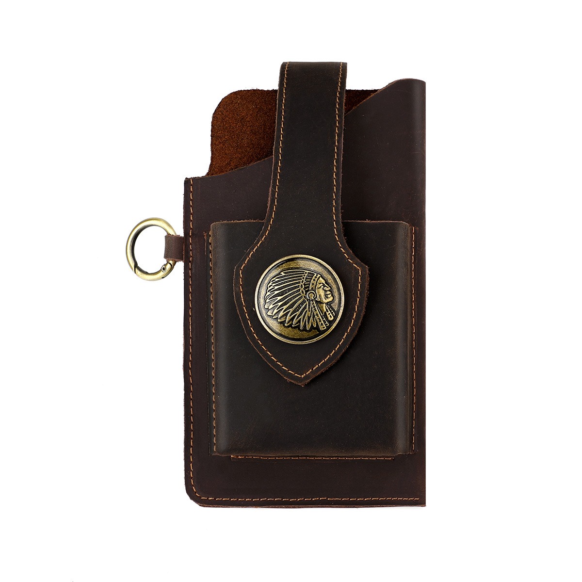 Men Leather Belt Loop Phone Po - Edc Car Carry 评论和价格