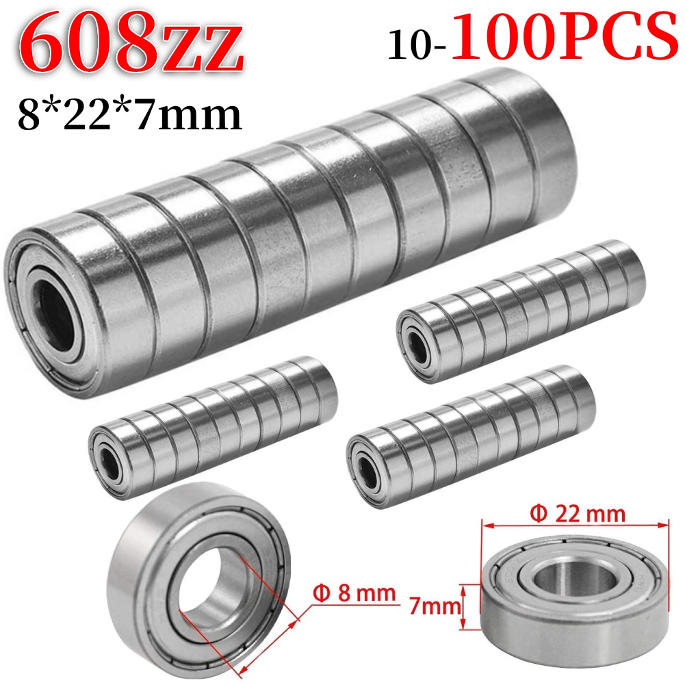 100-10pcs 608ZZ Deep Groove Ba - Fidget Spinner Bearing 评论和价格