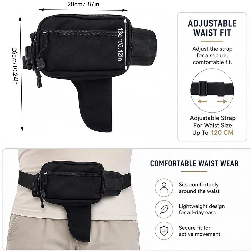 Concealed Carry Fanny Pack wit - Edc Carry Pocket Pouch 评论和价格