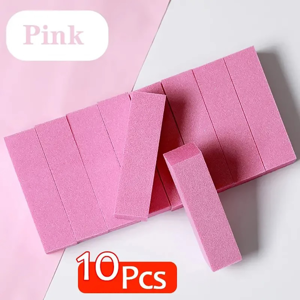 10Pcs Sponge Buffer Block Set  - Nail File Titanium 评论和价格