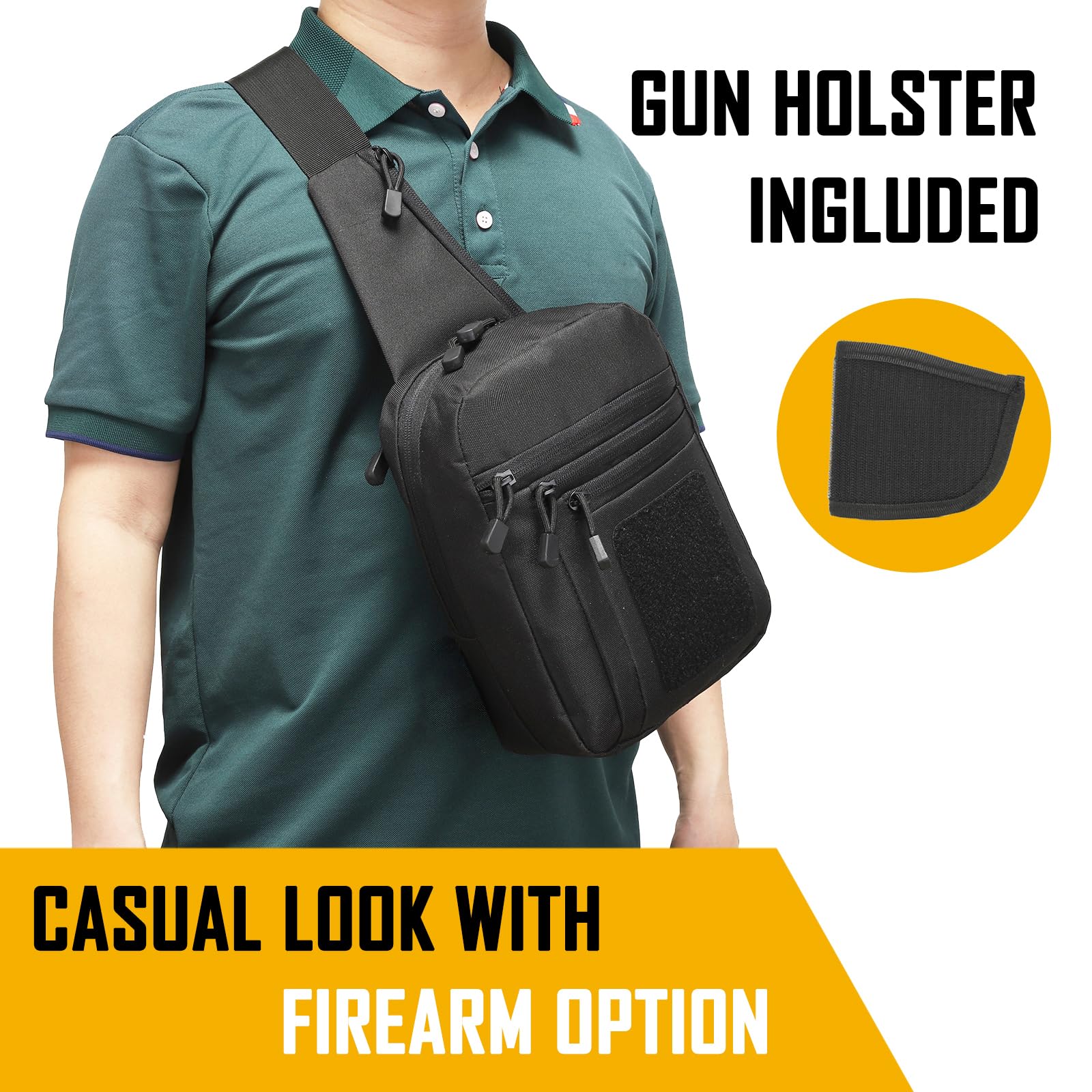 Concealed Carry Crossbody Bag  - Edc Carry Holster 评论和价格